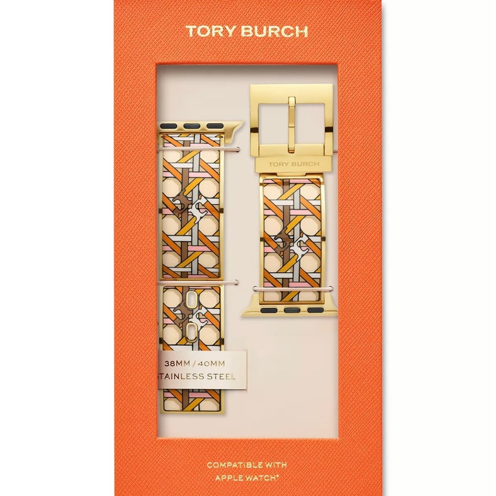 NIB Tory Burch Authentic women’s watch band For Apple Watch®